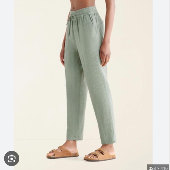 Roots Isla Cotton Gauze Pants - Picture 3 of 8